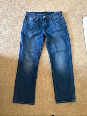 Lucky Brand 363 Men's Dark Blue Straight-Leg Jeans